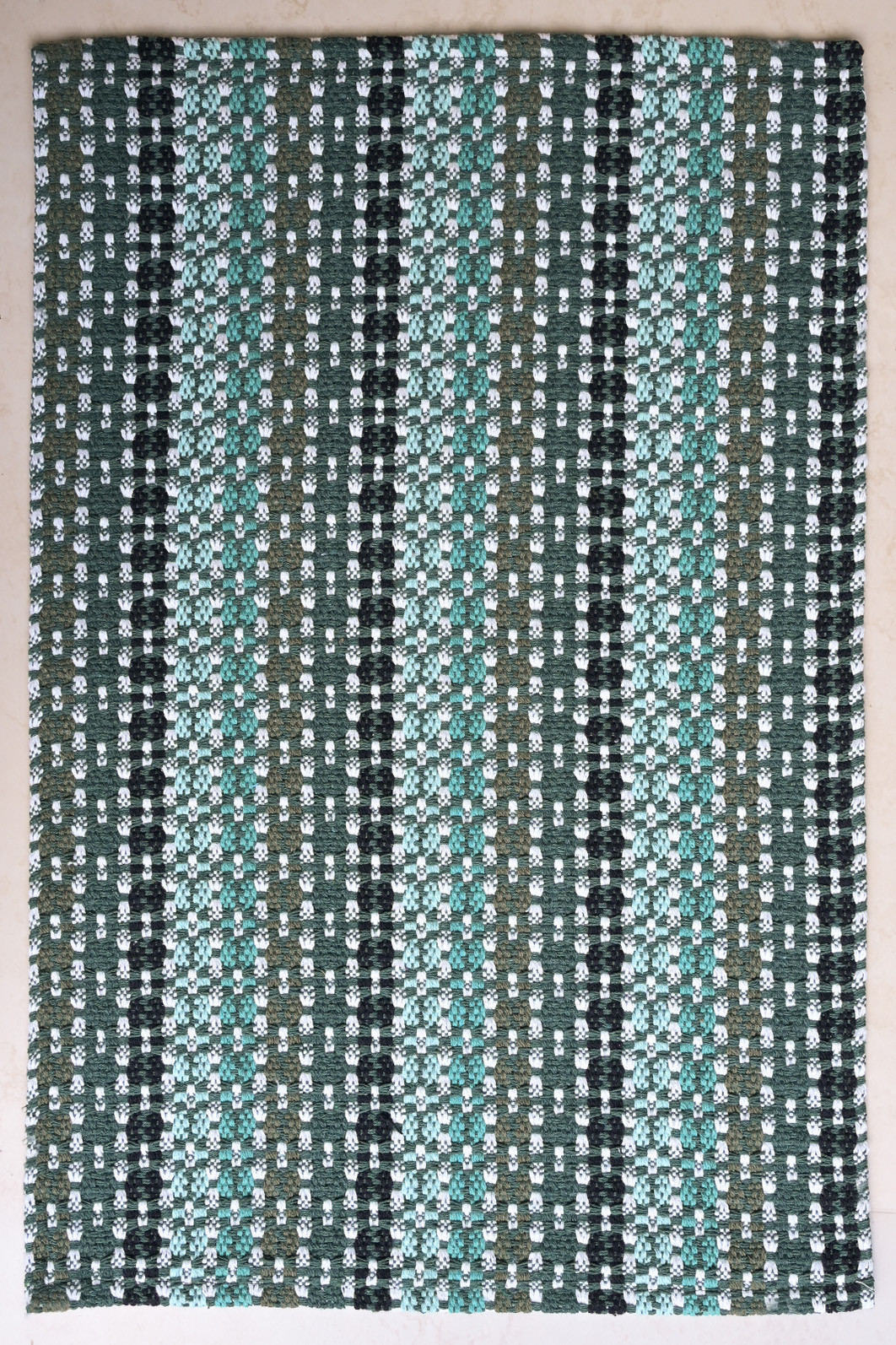 Kit de Cozinha 3 Peças Algodão Indiano Verde Kit de Cozinha 3 Peças Algodão Indiano Verde