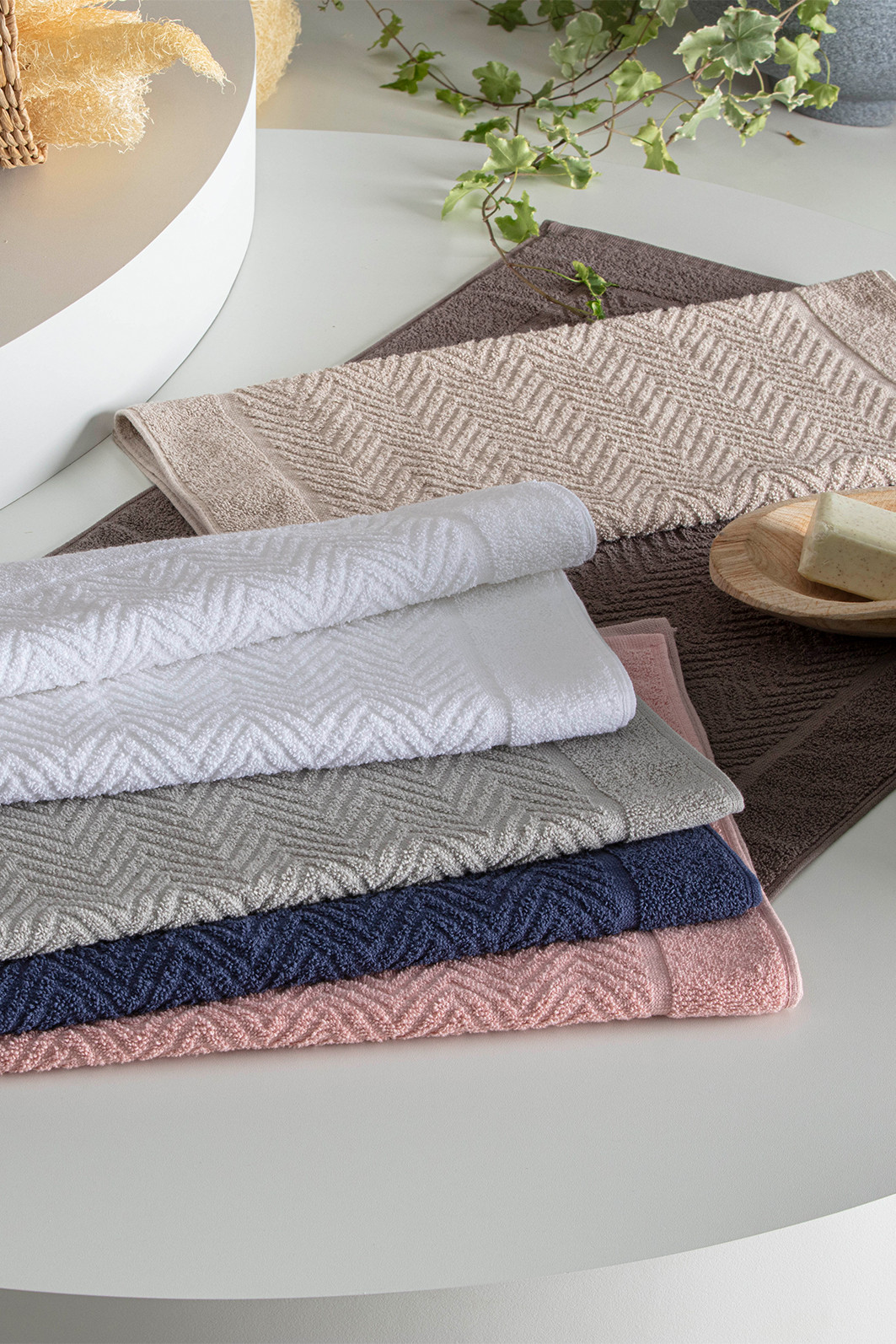 Toalha de Piso Felpudo 50x70cm 650g/m2 Branco