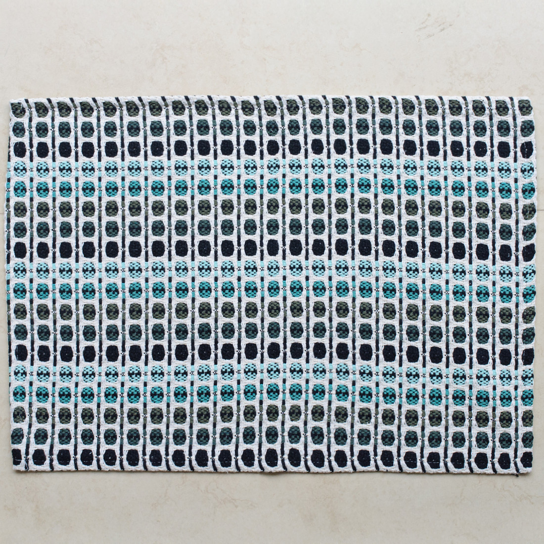 Kit de Cozinha 3 Peças Algodão Indiano Azul Tiffany