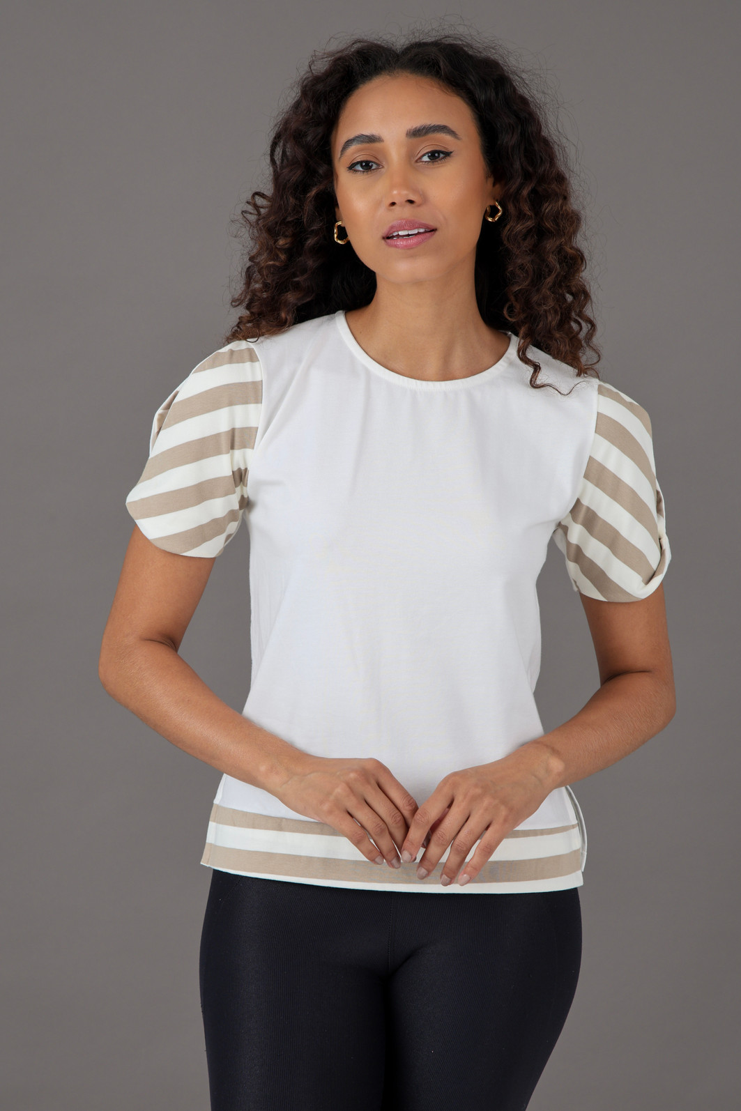 Blusa Feminina Manga Listrada Torcida