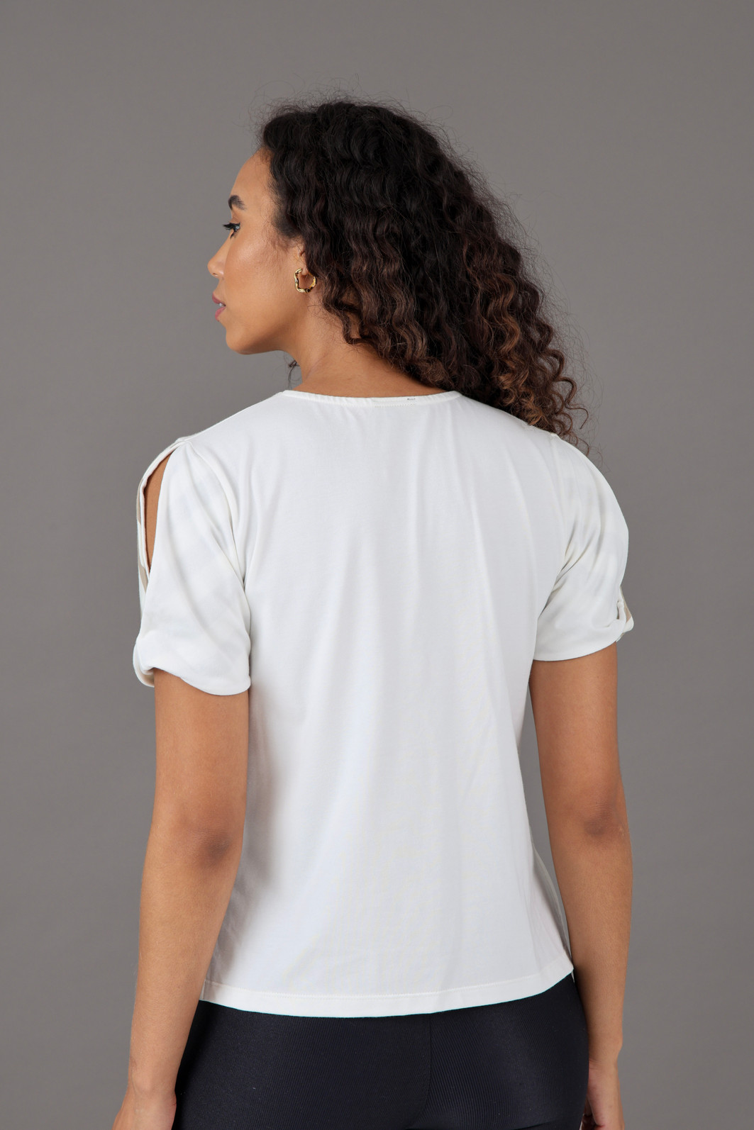 Blusa Feminina Manga Listrada Torcida