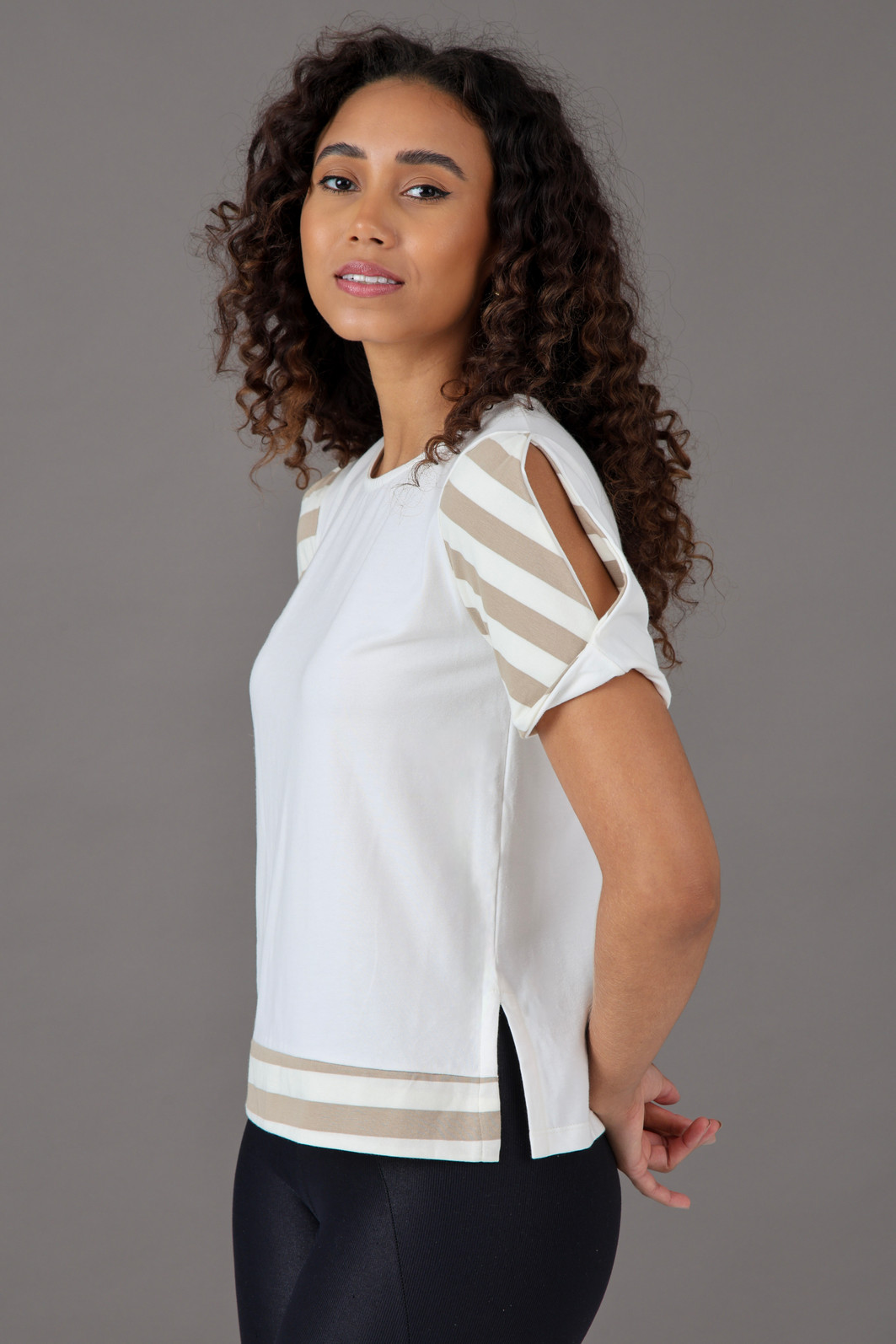 Blusa Feminina Manga Listrada Torcida