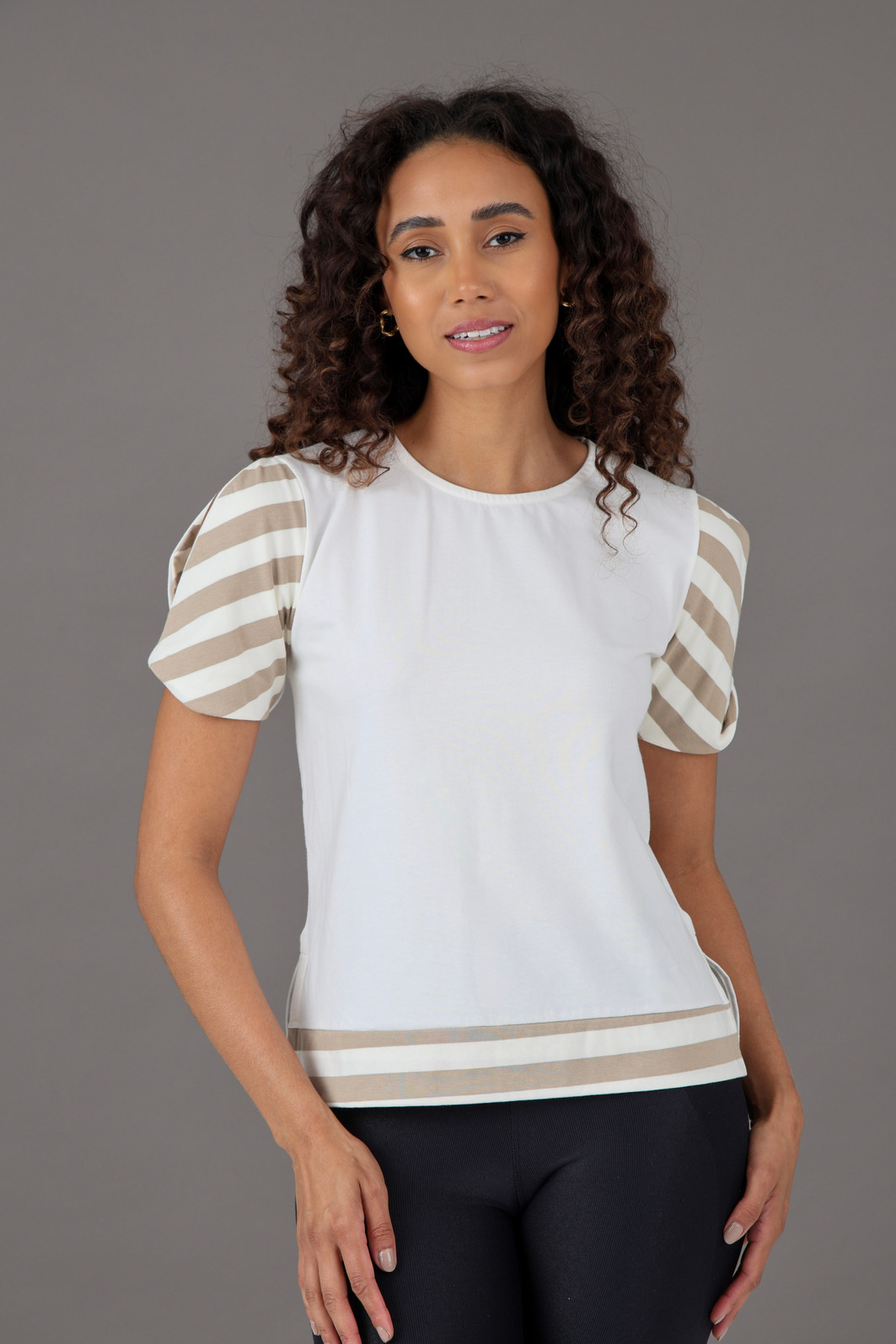 Blusa Feminina Manga Listrada Torcida