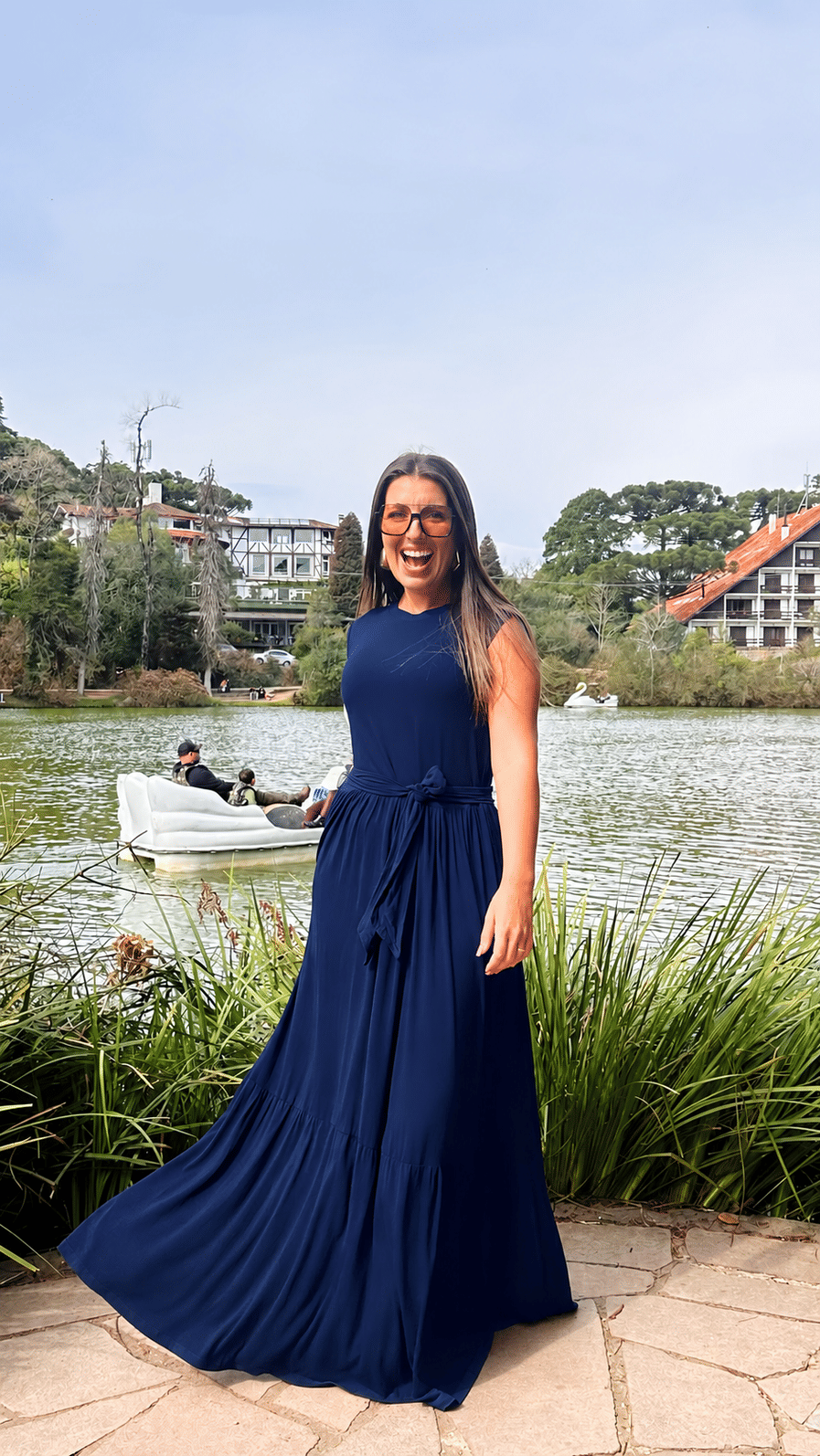 Vestido Marias azul marinho Vestido Marias azul marinho