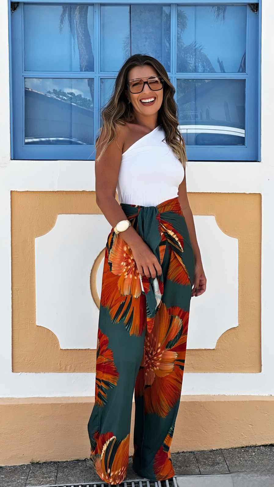 Calça lenço colore Calça lenço colore