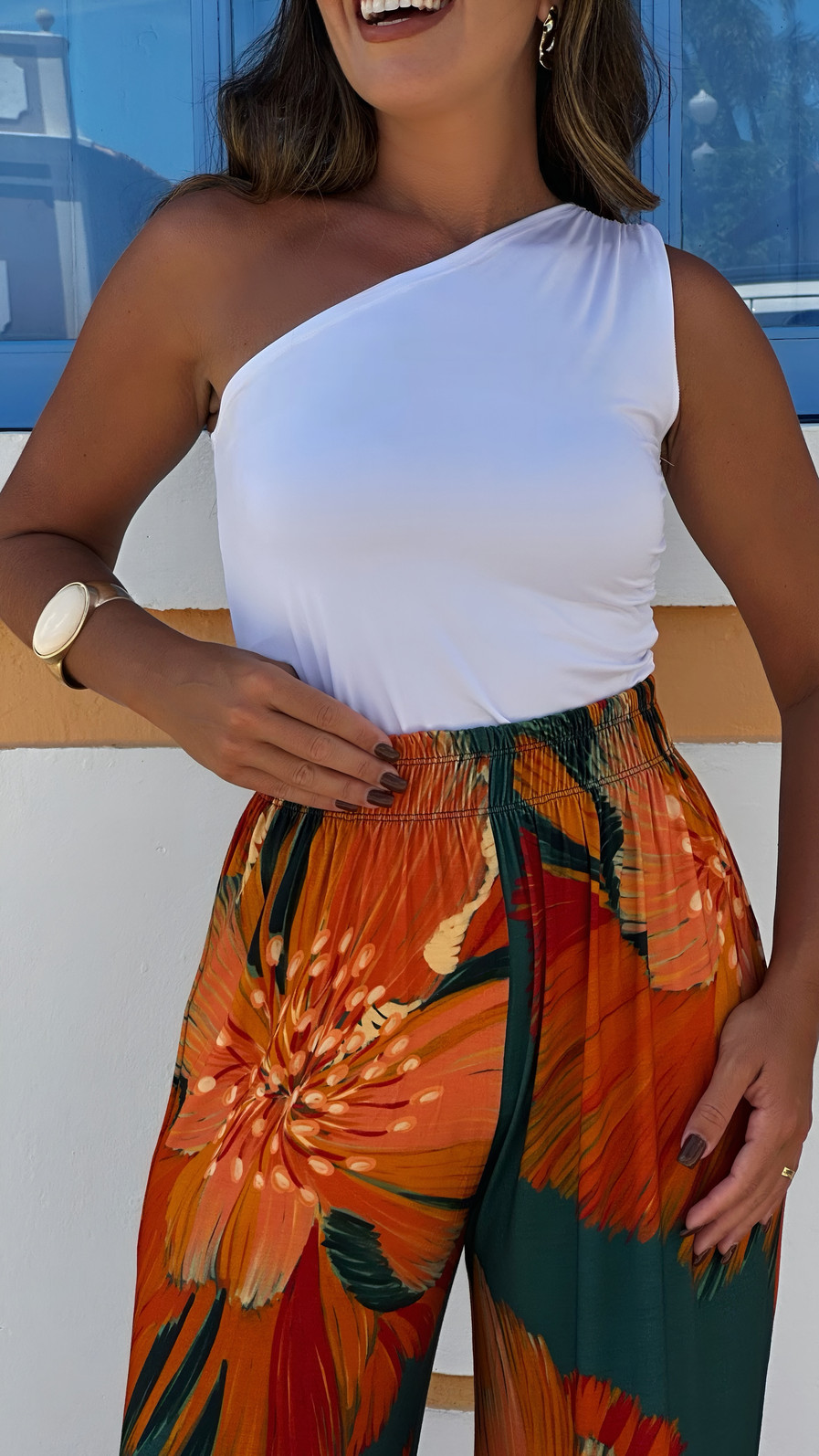 Calça lenço colore Calça lenço colore