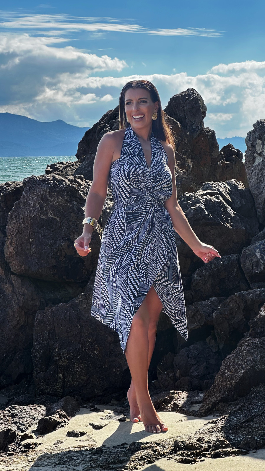 Saída 1001 formas curta cordas preta