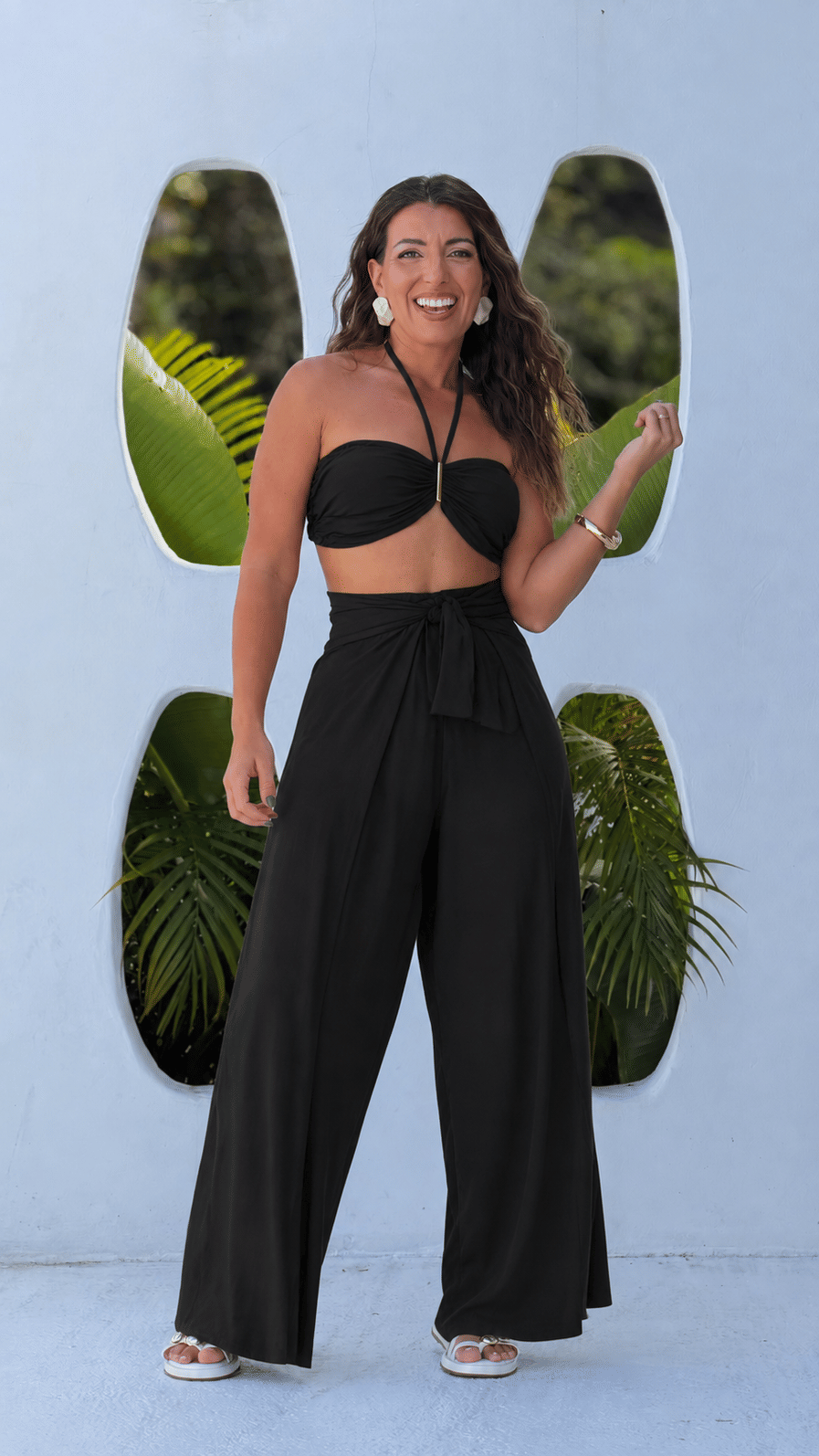 Conjunto Calça & Macacão Preto Conjunto Calça & Macacão Preto