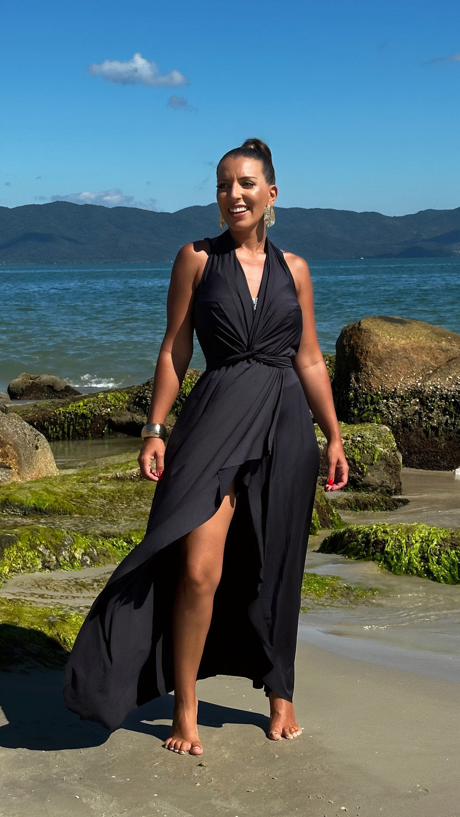 Saída 1001 formas longa preta