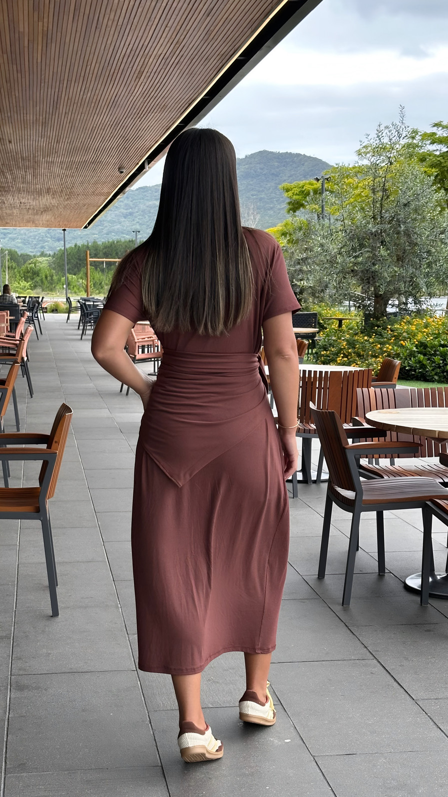 Vestido Basiquinho marrom Vestido Basiquinho marrom