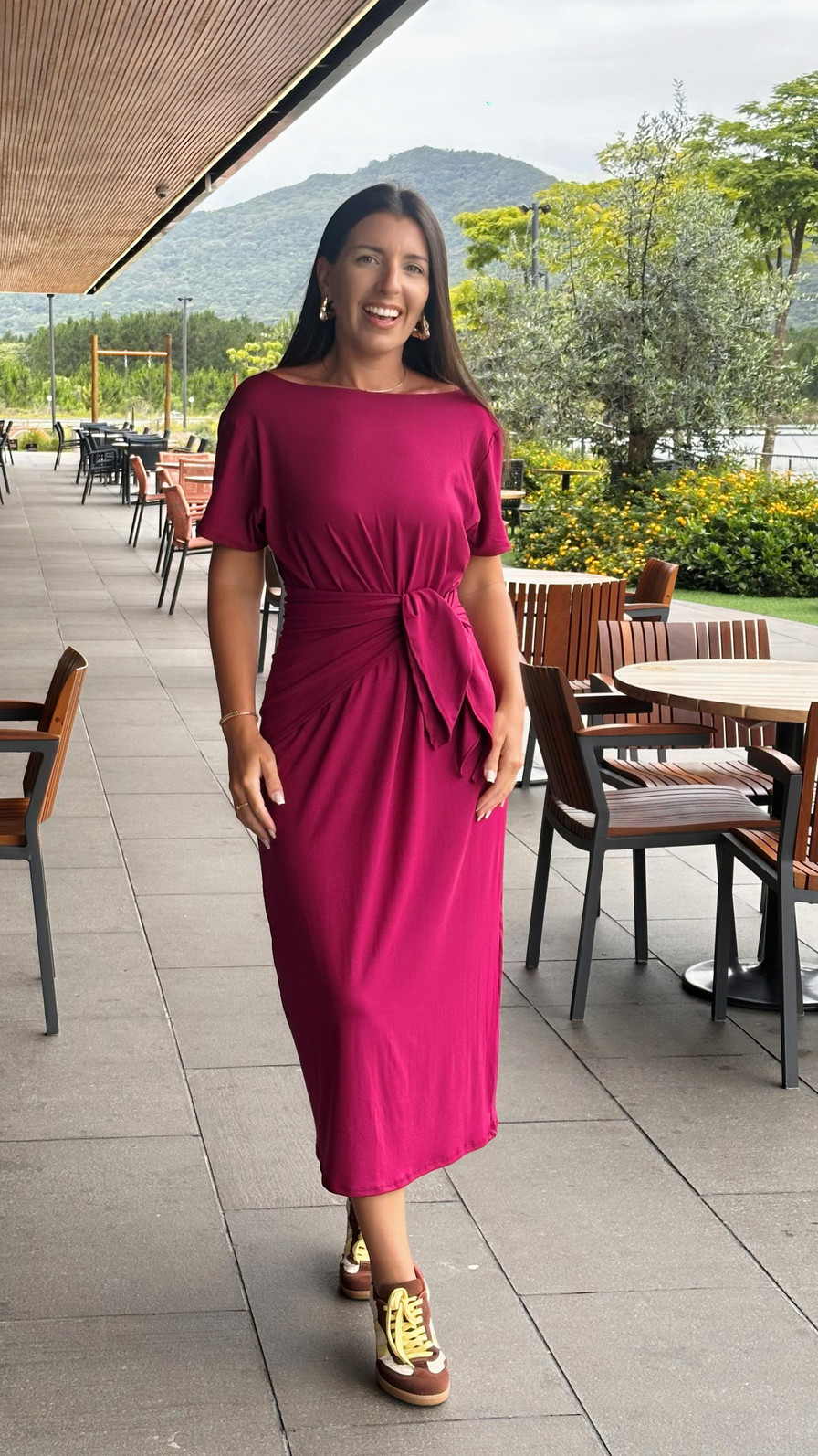 Vestido Basiquinho framboesa Vestido Basiquinho framboesa