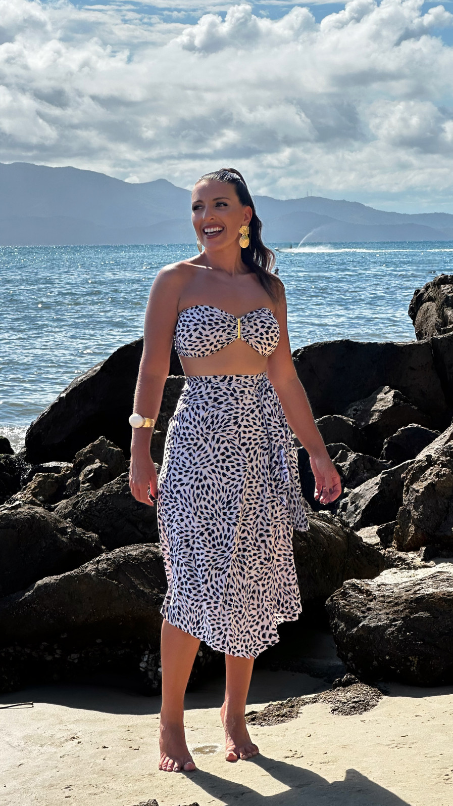 Conjunto saída 1001 formas curto & top Chuvisco off