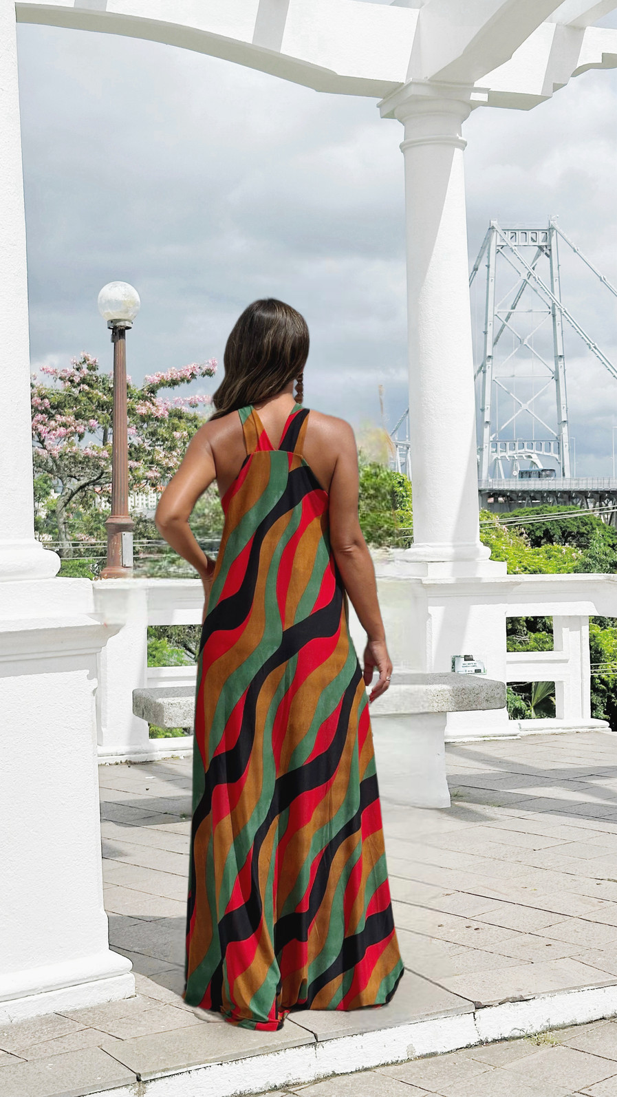 Vestido Luz - listras