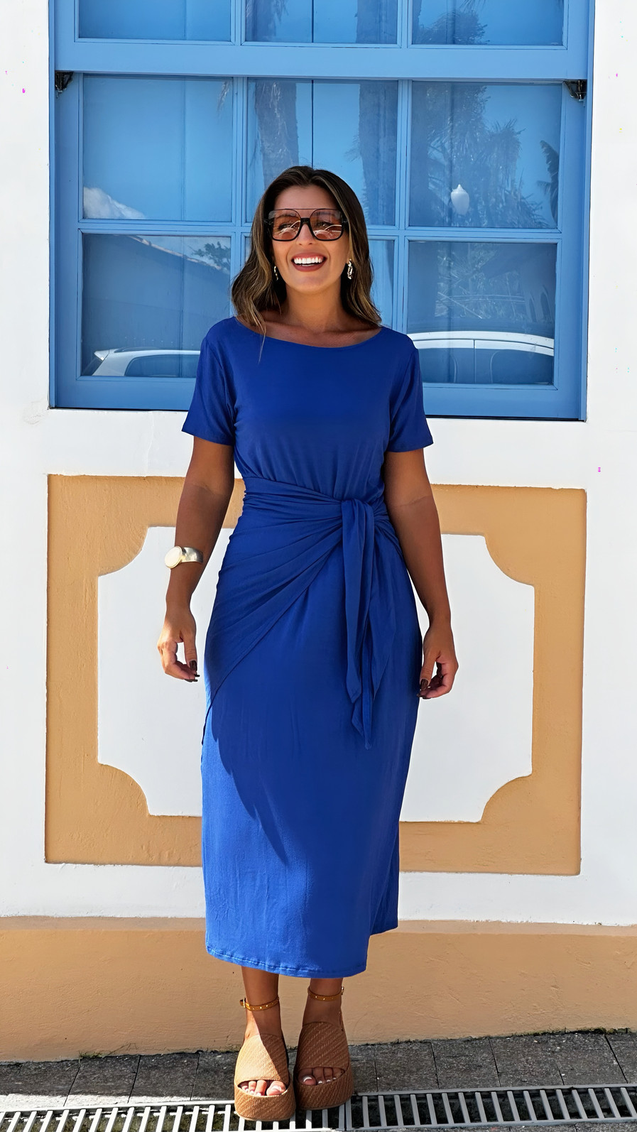 Vestido Basiquinho azul Vestido Basiquinho azul