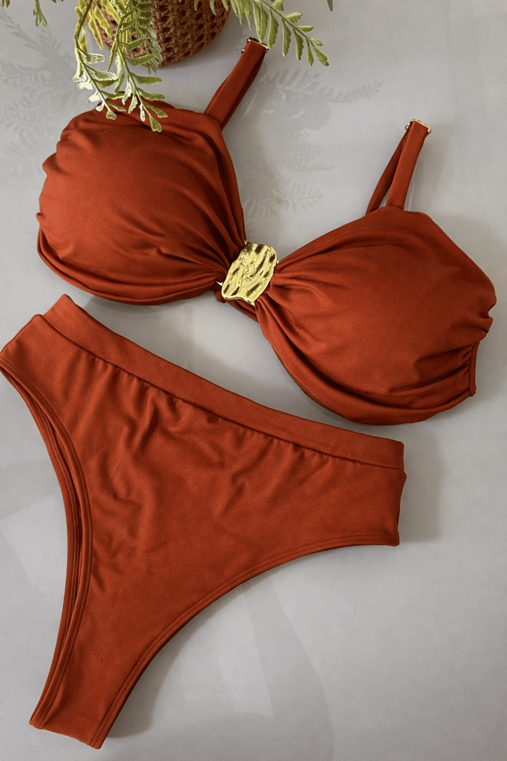 KIT saída 1001 formas longa ferrugem