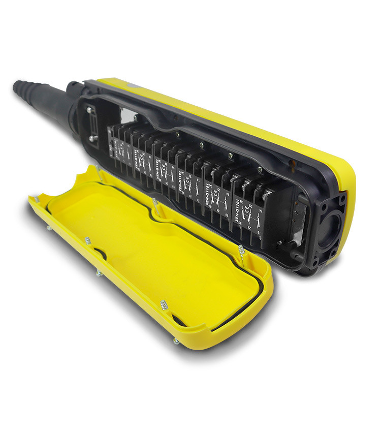 Botoeira Industrial Pendente com 6 Botões com 2 Estágios + Botão Emergência - XAC-A6913 Botoeira Industrial Pendente com 6 Botões com 2 Estágios + Botão Emergência - XAC-A6913