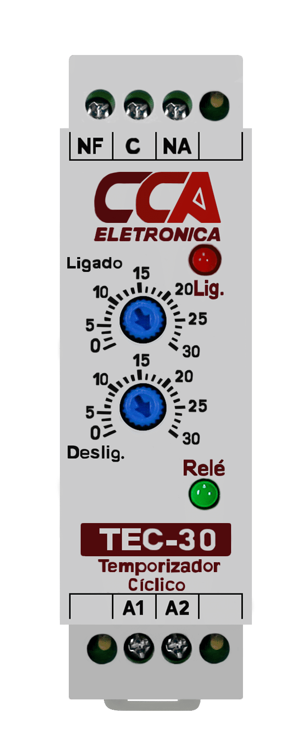 Temporizador Cíclico Liga 0-30 Min. X Desliga 0-30 Min. - 220V