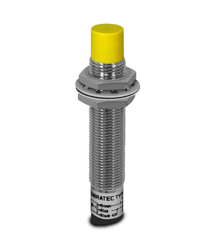 Sensor Indutivo não Faceado 12mm PNP-NA 6-36V Range 4mm com 3 Fios - LM12-3004PA Sensor Indutivo não Faceado 12mm PNP-NA 6-36V Range 4mm com 3 Fios - LM12-3004PA