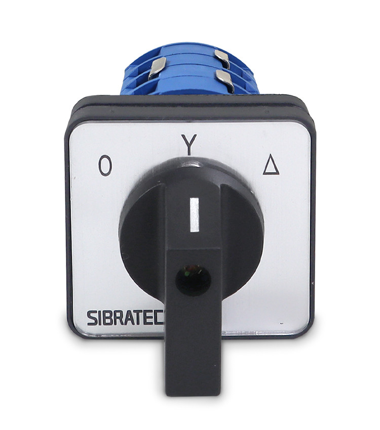 Chave Rotativa Manual Estrela Triangulo 3 Polos 25a para Porta De Painel - LW28-25A-YD Chave Rotativa Manual Estrela Triangulo 3 Polos 25a para Porta De Painel - LW28-25A-YD