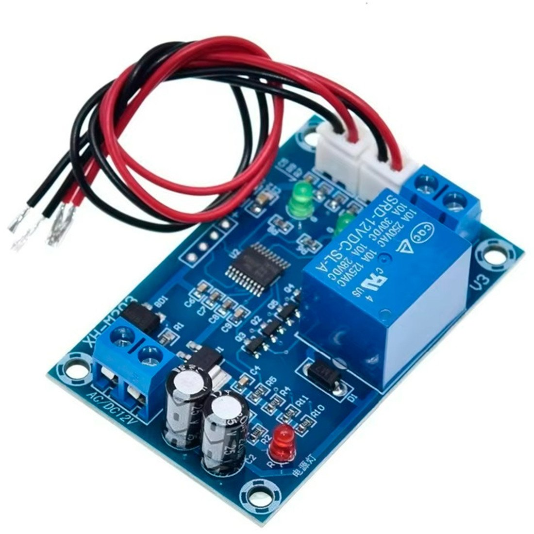 Kit Controlador Nível Automático Módulo Xh-m203 12v + 2 Chave Boia