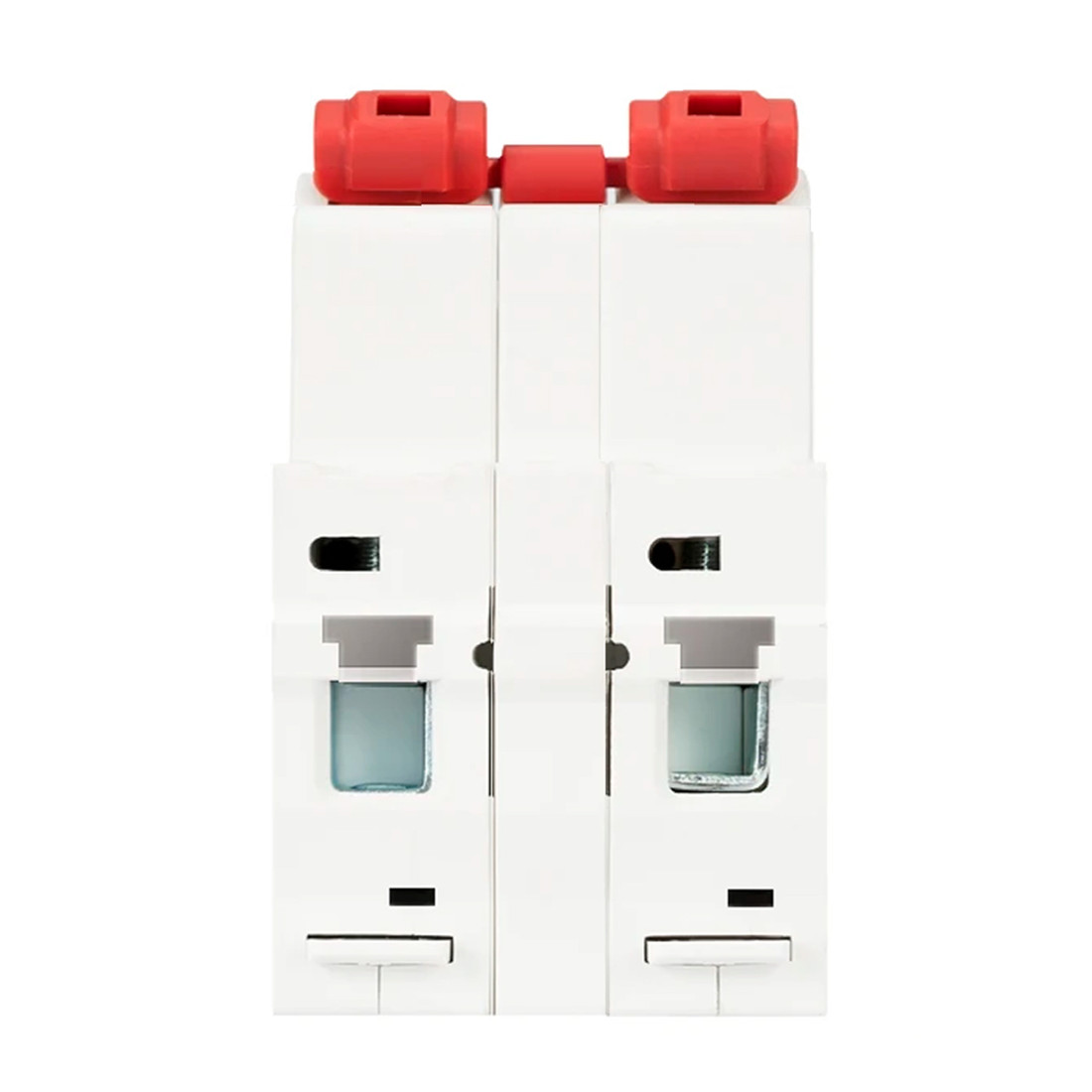 Chave Transferência 1+1 Polo 63A Trilho DIN Disjuntor Intertravado Rede Gerador - DZ-47