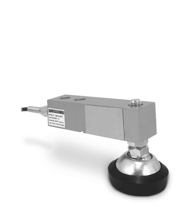 Célula de Carga Tipo I Capacidade 1.000Kg Rosca M12 e Pé Articulável - I130X-1T-V3