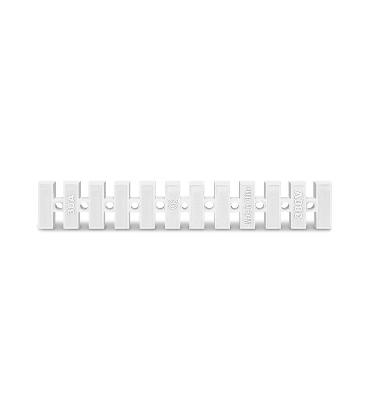 Borne Sindal Barra Terminal para Cabo 10 a 16mm² 12 Vias - TBS-60A Borne Sindal Barra Terminal para Cabo 10 a 16mm² 12 Vias - TBS-60A