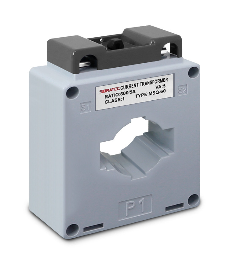 Transformador de Corrente (TC) Relação de 800/5A - Furo cabo 46mm - MSQ60 Transformador de Corrente (TC) Relação de 800/5A - Furo cabo 46mm - MSQ60