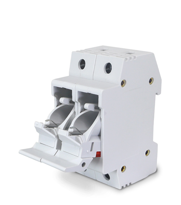 Porta Fusível Cartucho 2 Polos até 63A RO16 14x51mm 690V com LED Indicador - RT18-63 Porta Fusível Cartucho 2 Polos até 63A RO16 14x51mm 690V com LED Indicador - RT18-63