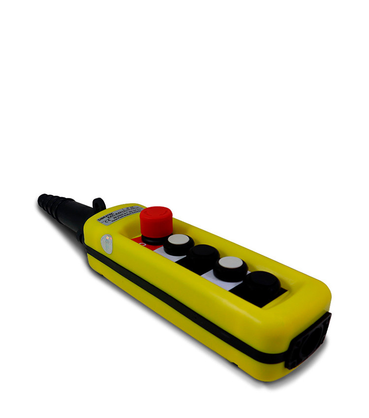 Botoeira Industrial Pendente com 4 Botões com 2 Estágios + Botão Emergência - XAC-A4913 Botoeira Industrial Pendente com 4 Botões com 2 Estágios + Botão Emergência - XAC-A4913
