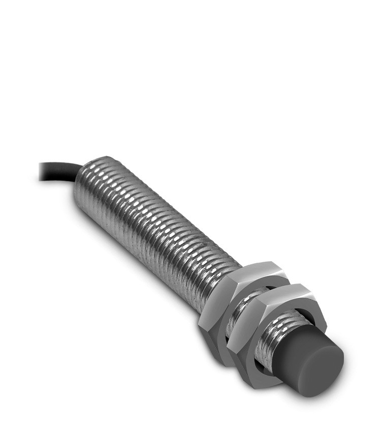 Sensor Indutivo não Faceado 8mm PNP-NA 6-36V Range 2mm com 3 Fios - LM8-3002PA