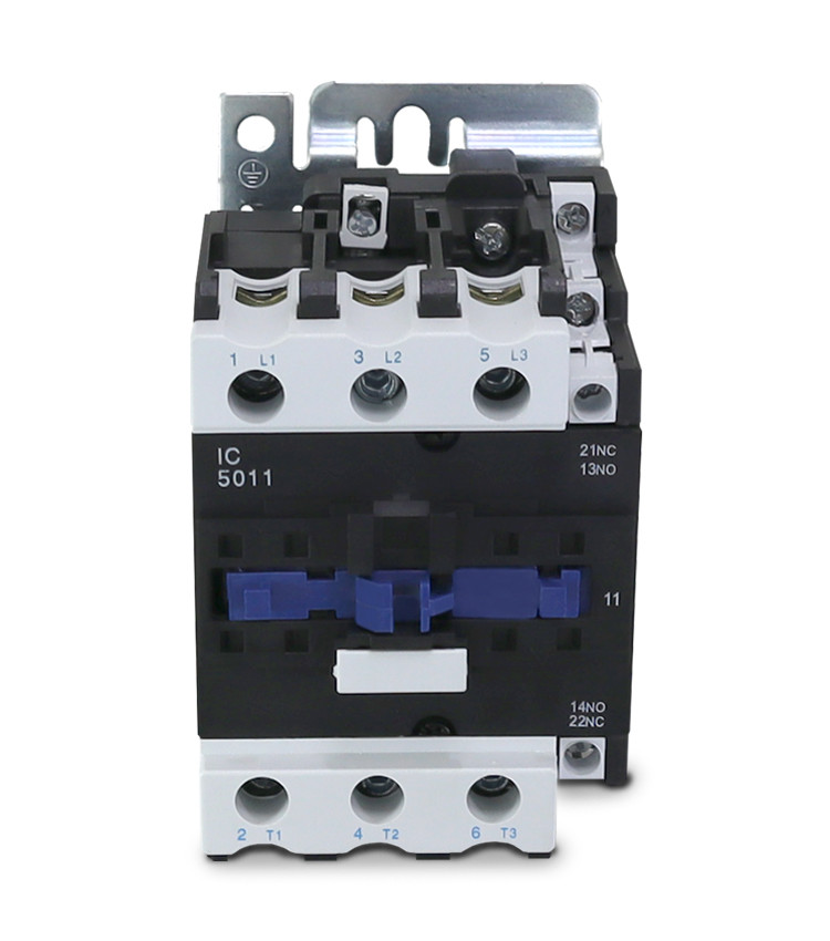 Contator Tripolar 50A 5011 Bobina 220V com 2 Contato aux. 1NA+1NF