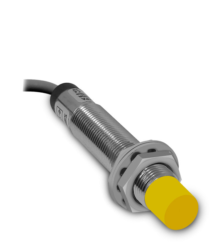 Sensor Indutivo não Faceado 12mm PNP-NA 6-36V Range 4mm com 3 Fios - LM12-3004PA Sensor Indutivo não Faceado 12mm PNP-NA 6-36V Range 4mm com 3 Fios - LM12-3004PA