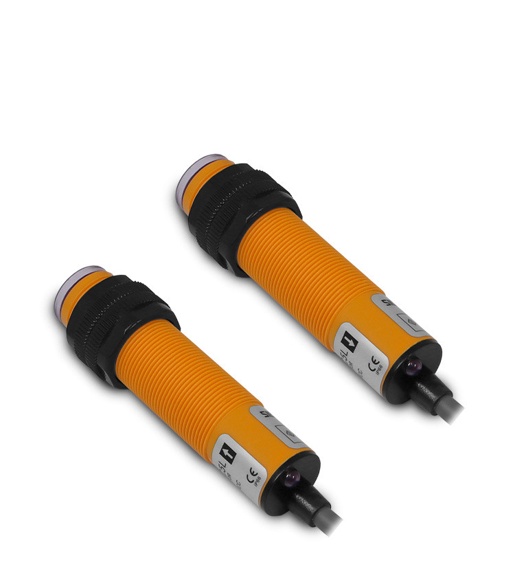 Sensor Fotoelétrico Barreira 18mm PNP-NA 10-30V Range 5m com 3 Fios - G18-3C5PA Sensor Fotoelétrico Barreira 18mm PNP-NA 10-30V Range 5m com 3 Fios - G18-3C5PA