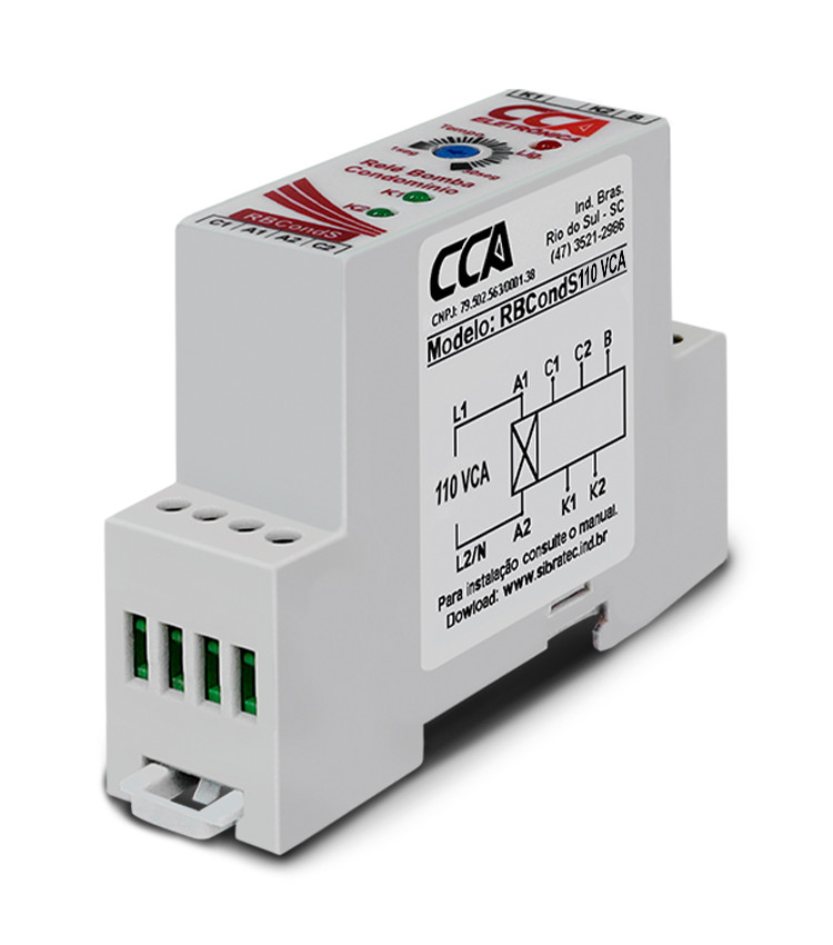 Relé Revezamento de Bomba 110V Alternância Bombas Condomínio - RBCONDS Relé Revezamento de Bomba 110V Alternância Bombas Condomínio - RBCONDS