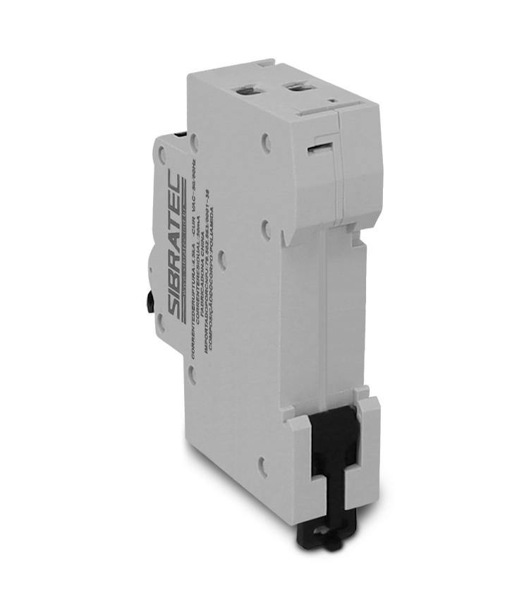 DDR Disjuntor Diferencial Residual 2 Polos 6a 30mA (Mini Disjuntor DIN + DR) - RNC2-40E-6