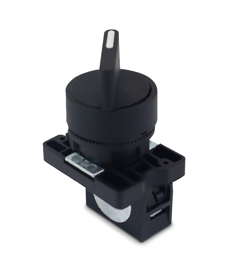 Chave Seletora com 2 Posições 1NA Plástica 22mm Manopla Curta - ED21