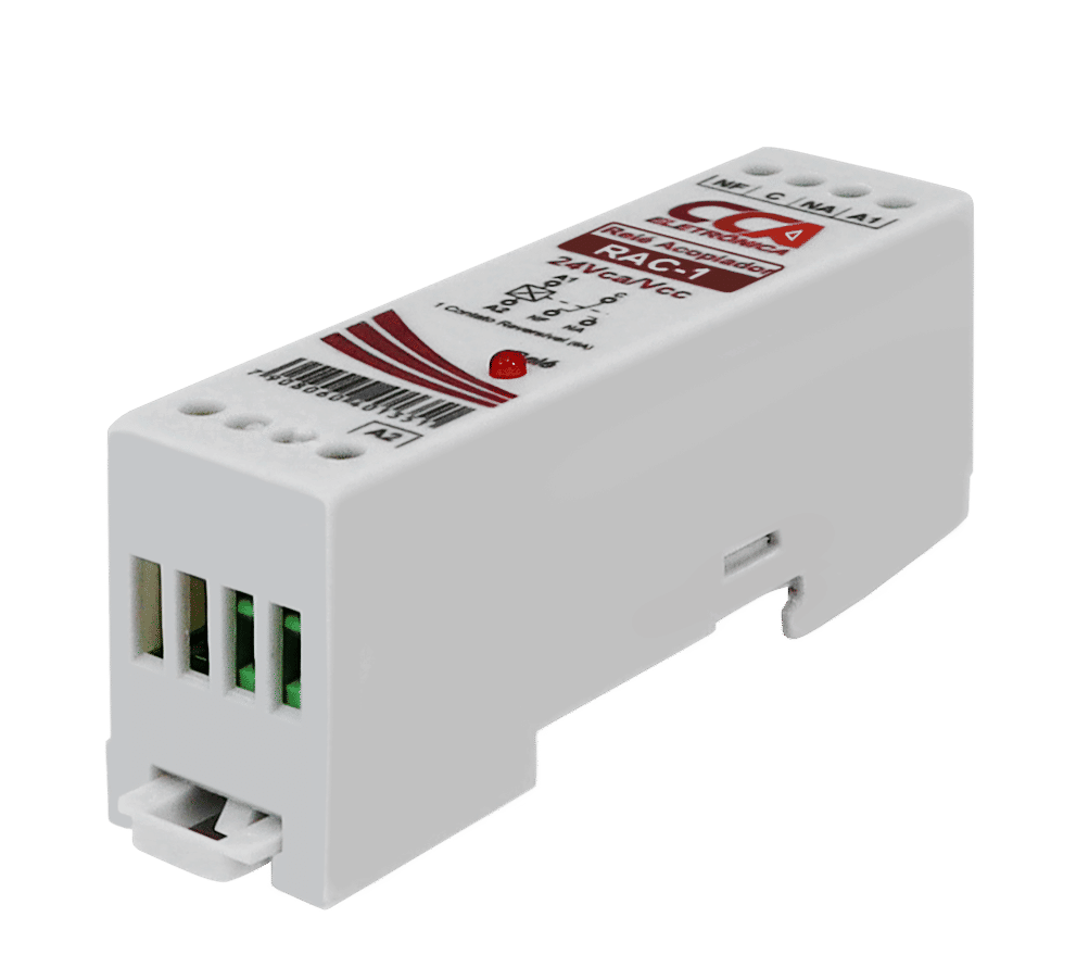 Relé Acoplador Interface 24V com 1 Contato Reversível Relé Acoplador Interface 24V com 1 Contato Reversível