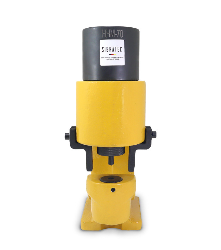 Perfurador Hidráulico de Barramentos de Cobre até 12mm de Espessura - HHM-70 Perfurador Hidráulico de Barramentos de Cobre até 12mm de Espessura - HHM-70