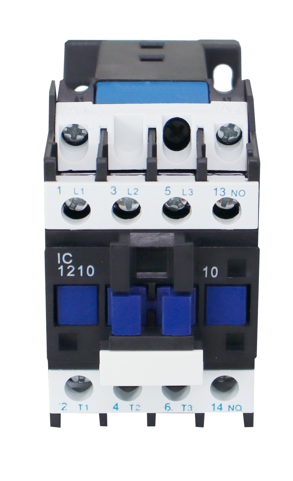 Contator Tripolar 12A 1210 Bobina 110V 127V com Contato aux. 1NA Contator Tripolar 12A 1210 Bobina 110V 127V com Contato aux. 1NA