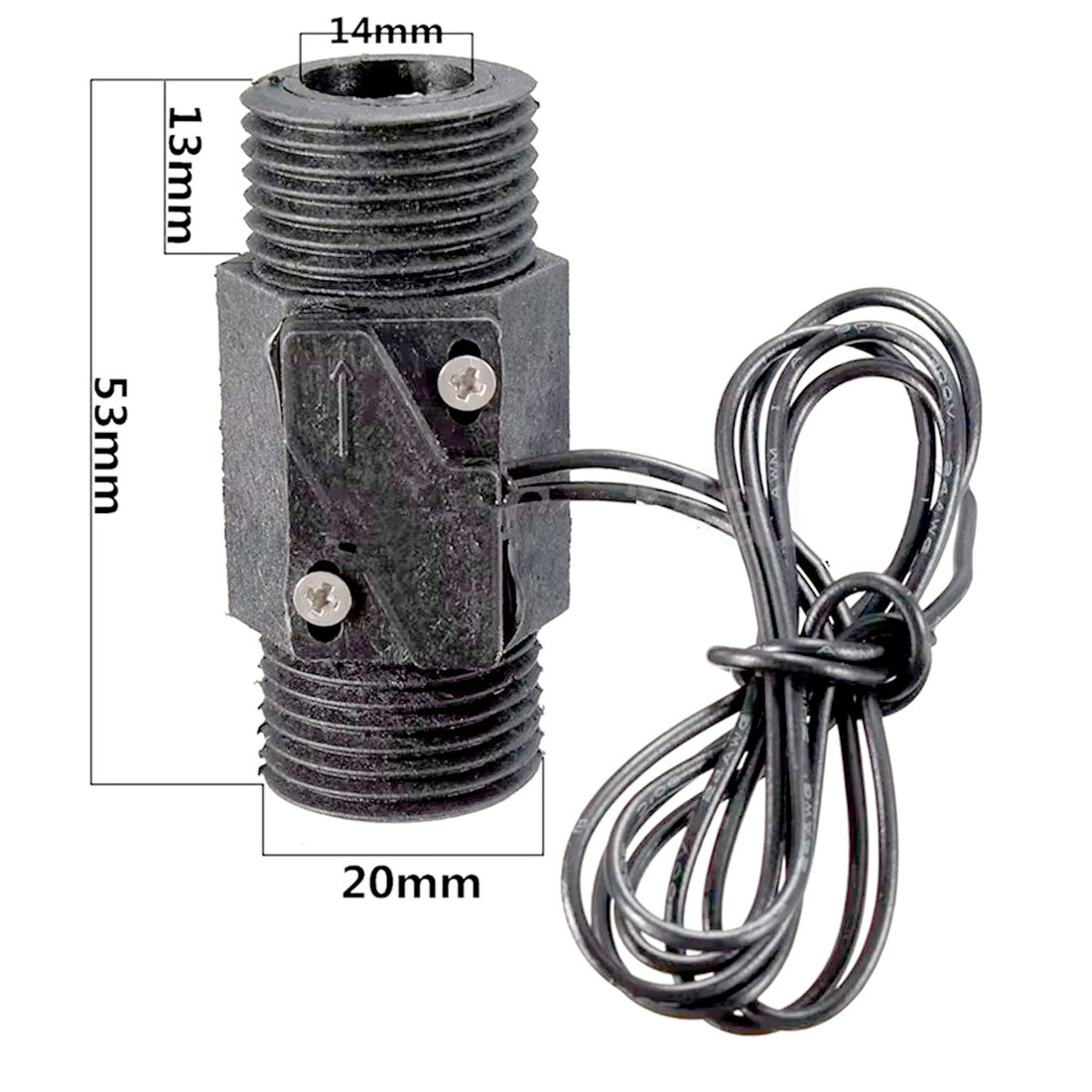 Kit Alarme Fluxo Água 110V Sensor Vazão + Buzzer Sonoro e Visual para Ladrão Caixa D'água