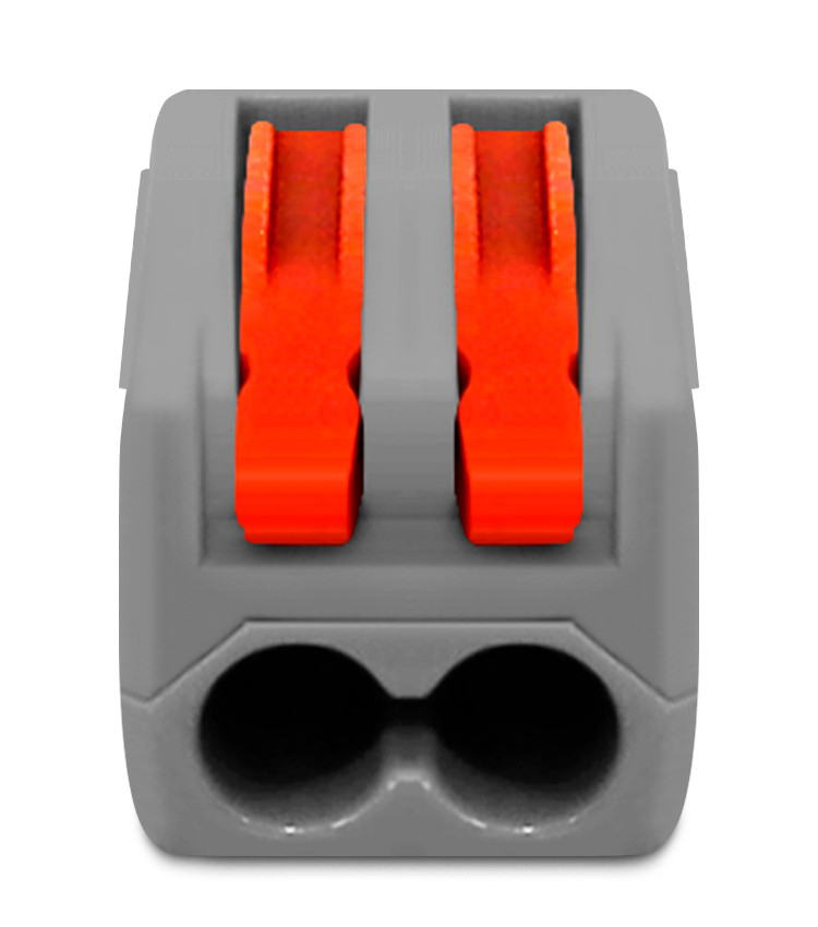 Conector de Emenda Rápida 2 Vias Conectadas para Cabo até 4mm² Corrente máx. 32A - KV412