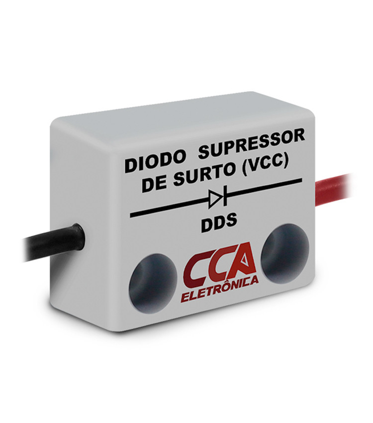 Filtro Diodo Supressor de Surto / Ruido Corrente Contínua 0-24Vdc - DDS Filtro Diodo Supressor de Surto / Ruido Corrente Contínua 0-24Vdc - DDS