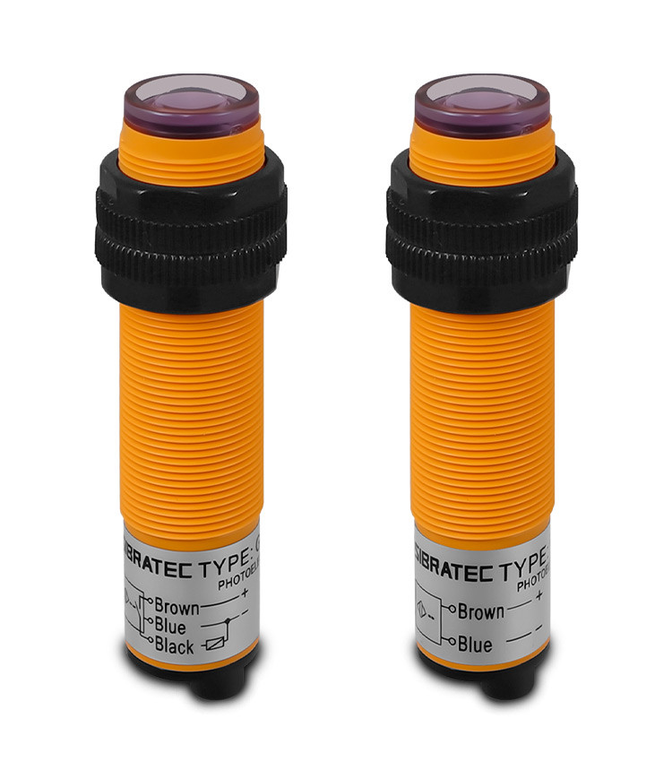 Sensor Fotoelétrico Barreira 18mm PNP-NA 10-30V Range 5m com 3 Fios - G18-3C5PA Sensor Fotoelétrico Barreira 18mm PNP-NA 10-30V Range 5m com 3 Fios - G18-3C5PA