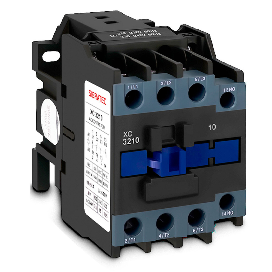 Kit Controle Nível Automático Chave Boia + Contator 32a Tripolar 220v