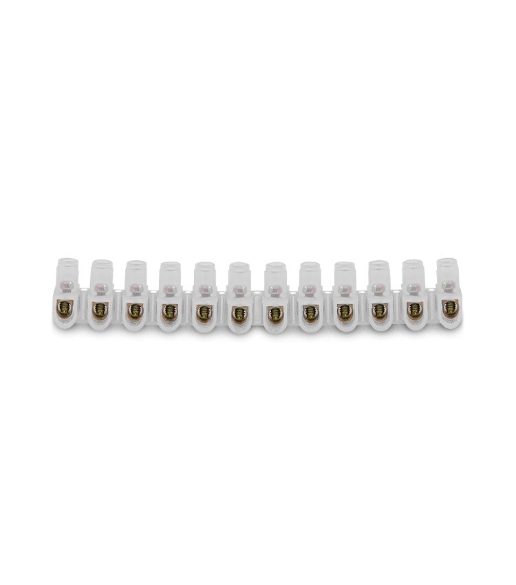 Borne Sindal Barra Terminal para Cabo 6 a 10mm² 12 Vias - TBS-10A
