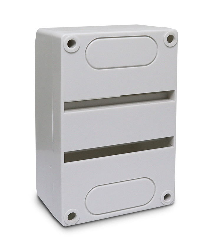 Caixa Plástica de Sobrepor para Disjuntor DIN de 3 e 4 Polos - QDS-4P Caixa Plástica de Sobrepor para Disjuntor DIN de 3 e 4 Polos - QDS-4P