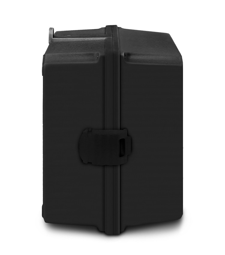 Quadro de Comando Caixa Plástica Preta P 20x14x14cm para Montagem de Materiais Elétricos - C201414-PT