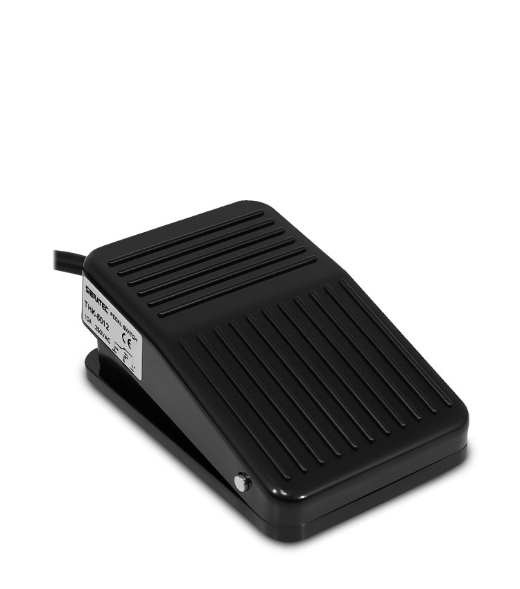 Mini Pedaleira Plástica com 1 Contato Reversível e Cabo de 30cm - THK-8012 Mini Pedaleira Plástica com 1 Contato Reversível e Cabo de 30cm - THK-8012