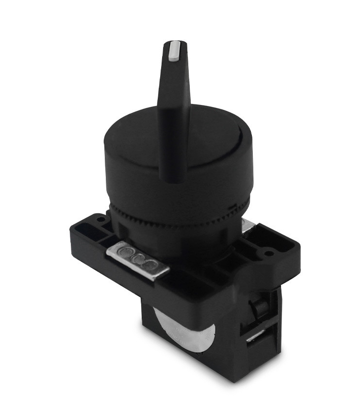 Chave Seletora com 2 Posições 1NA Plástica 22mm Manopla Longa - EJ21